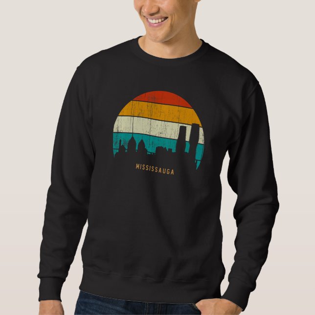 Vintage Retro Style Canada skyline cityscape Missi Sweatshirt (Vorderseite)