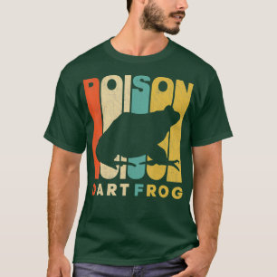 Vintage Retro-Style-Gift Dart Frosch-Silhouette T-Shirt