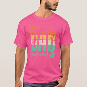 Vintage Retro Vatertag Bester Vater überhaupt Für T-Shirt