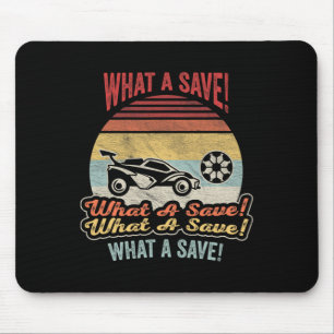 Vintage Retro Was Für Eine Rettung Fußball Auto Li Mousepad