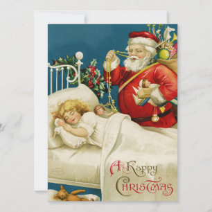 Vintage Retro Weihnachten Santa Lieferung