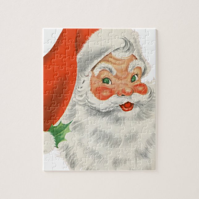 Vintage Retro Weihnachtsmann (Vertikal)