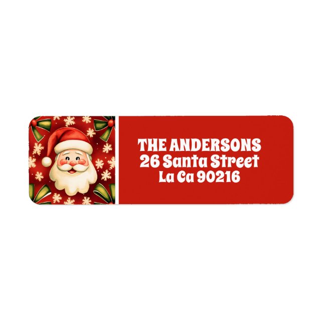 Vintage Retro Weihnachtsmann (Vorne)