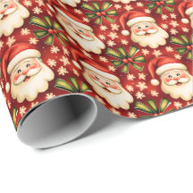 Vintage Retro Weihnachtsmann