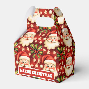 Vintage Retro Weihnachtsmann Geschenkschachtel