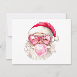 Vintage Retro Weihnachtsmann Weihnachten Bubble Gu