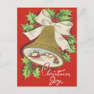 Vintage Retro Weihnachtspostkarte Feiertagspostkarte