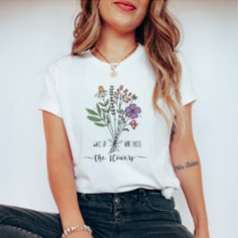 Vintage Retro-Wildblumen Motivierend Kostenvoransc T-Shirt