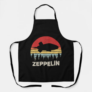 Vintage Retro Zeppelin-Shirt Dirigible Luftschiff Schürze