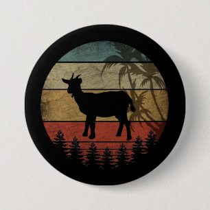 VINTAGE RETRO ZIEGE BUTTON