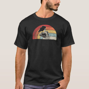 Vintage Retro Zugingenieur Lokführer T-Shirt