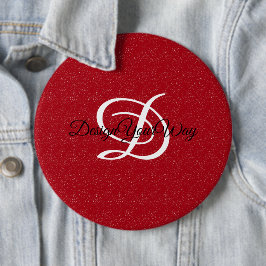Vintage Retrogramm Button