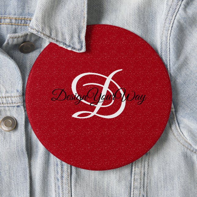 Vintage Retrogramm Button (Beispiel)