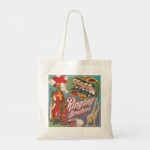 Vintage-Ringling-Brüder-Zirkusposter Tragetasche