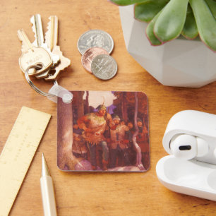 Vintage Robin Hood and His Merry Men by NC Wyeth Schlüsselanhänger