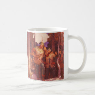 Vintage Robin Hood und seine fröhlichen Männer von Kaffeetasse