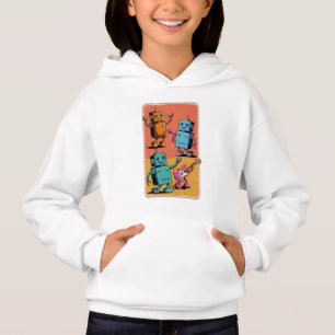 Vintage Roboter Hoodie