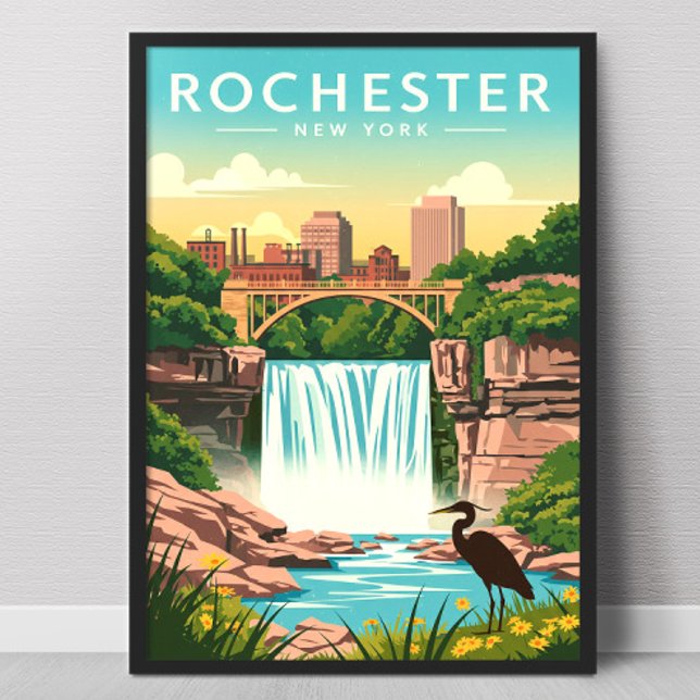 Vintage Rochester New York Poster (Von Creator hochgeladen)