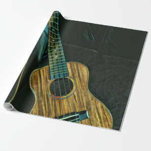 Vintage Rock-Gitarre Geschenkpapier