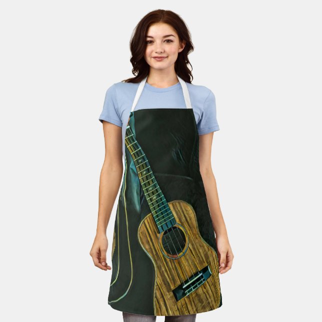 Vintage Rock-Gitarre Schürze (Getragen)