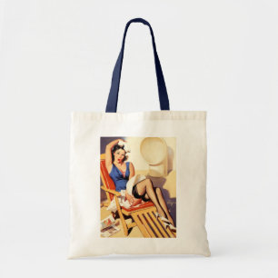 Vintage-Rockabilly-Bombshell-Tasche Tragetasche