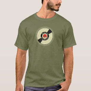 Vintage Rockabilly Vinylaufzeichnung T-Shirt