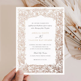 Vintage Rodelbahn mit Aussicht Folieneinladung