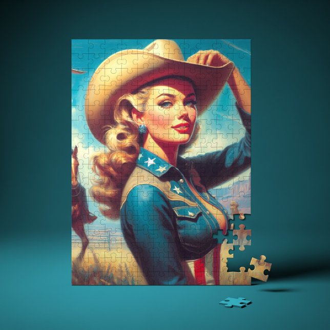 Vintage-Rodeo-Pin-up (Von Creator hochgeladen)