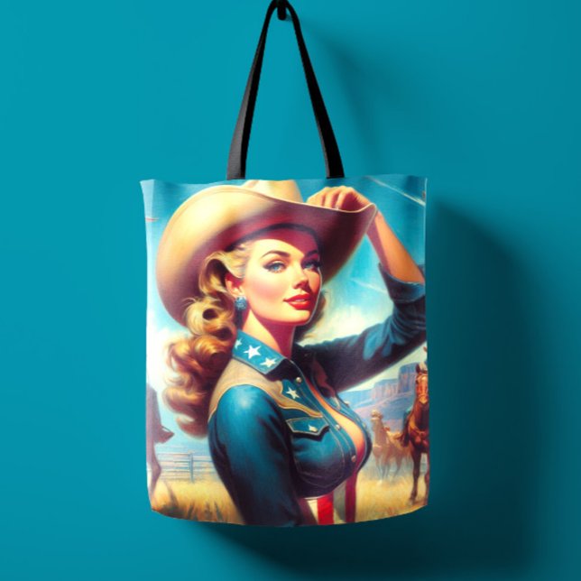 Vintage-Rodeo-Pin-up Tasche (Von Creator hochgeladen)