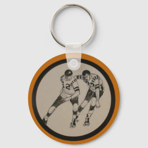 Vintage Rolle Derby Schlüsselanhänger