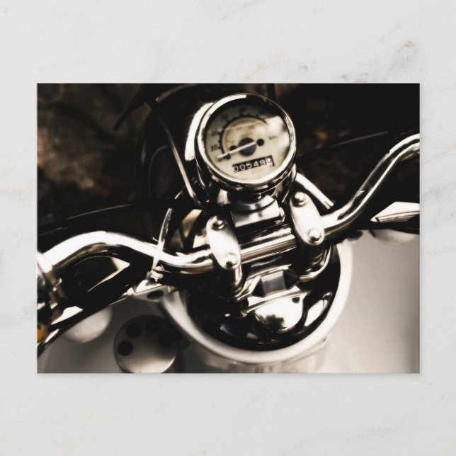 Vintage-Roller Postkarte (Vorderseite)