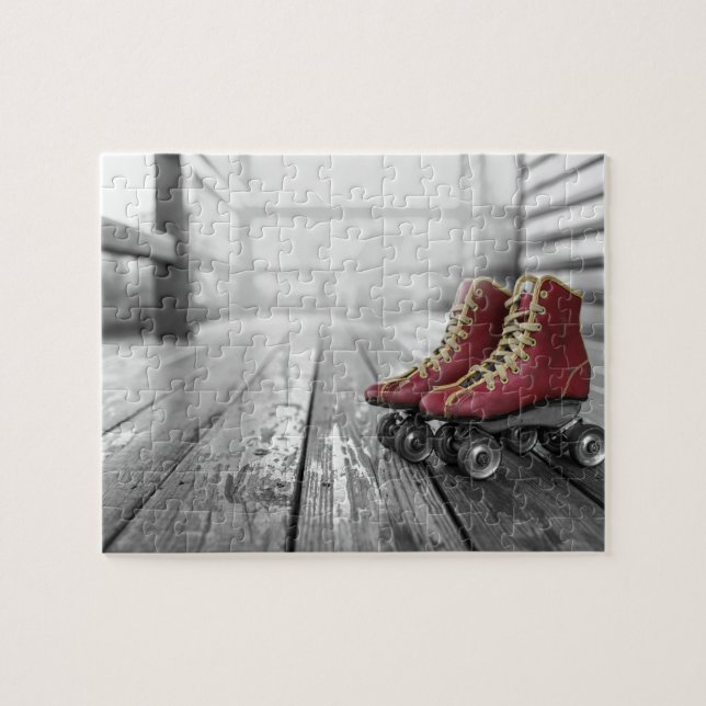 Vintage-Rollschuhe (Horizontal)