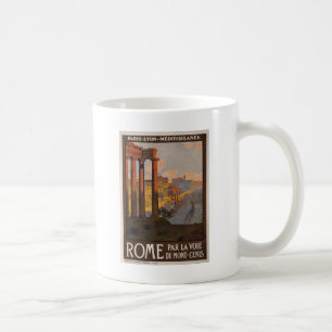 Vintage Rom-Kunst Kaffeetasse
