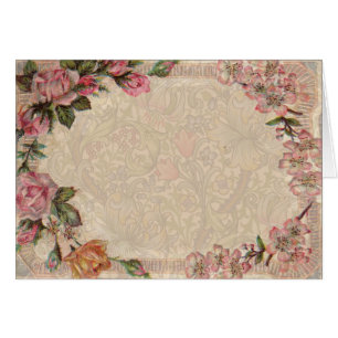 Vintage Romance Couple : Antique Rose Girly Love