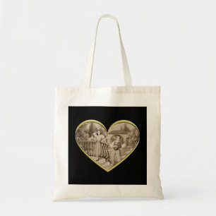 Vintage romanische Ehepaare, Liebe von Mann und Fr Tragetasche