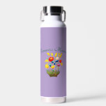Vintage Romantic Meadow – Soft Watercolor Floral  Trinkflasche<br><div class="desc">Stay hydrated in style with our Vintage Romantic Meadow water bottles.
Featuring soft watercolor wildflowers and elegant birthday touches,  they bring a graceful,  natural charm to your everyday routine.
Perfect as a thoughtful gift or a lovely companion for garden parties,  outdoor walks,  or cozy days on the go.</div>