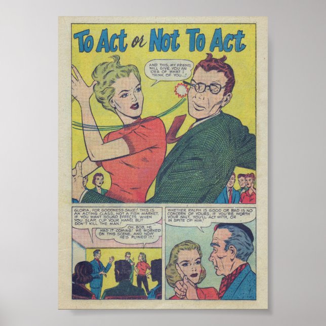 Vintage Romantik Poster (Vorne)