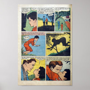 Vintage Romantik Poster