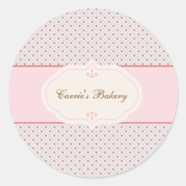 Vintage Romantique Cadre boulangerie Étiquette