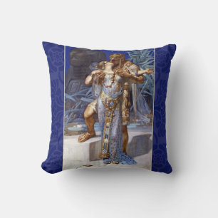 vintage romantisches Paar Antonius Kleopatra klass Kissen