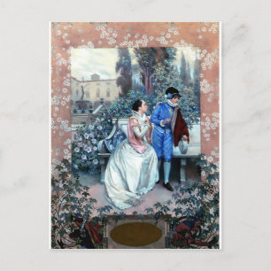 Vintage Romeo und Julia Poster Postkarte