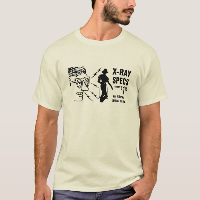 Vintage Röntgenstrahl-Spezifikt.-Anzeige T-Shirt (Vorderseite)