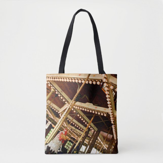 Vintage Rooster Carousel Tasche (Vorderseite)
