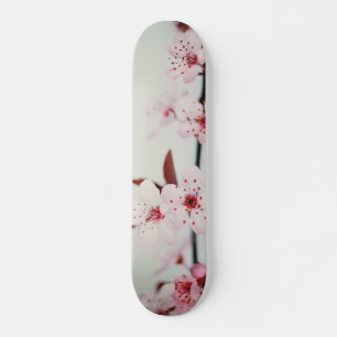 Vintage rosa Kirschblüten Skateboard