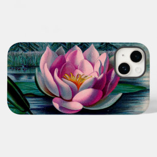 Vintage Rosa Lotus-Blume Case-Mate iPhone 14 Hülle