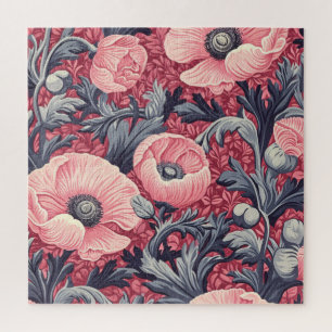 Vintage rosa Mohnblumen Blumen