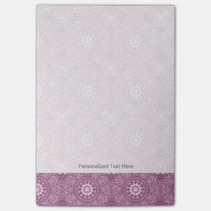 Vintage-Rosa-Muster Post-it Klebezettel