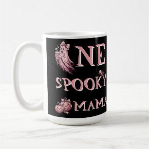 Vintage Rosa One Spooky Mama Coquette Coffee Geist Kaffeetasse
