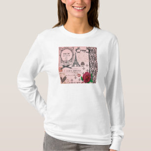 Vintage Rosa Paris Collage T-Shirt