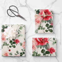 Vintage rosa Rote Rosen Muttertag